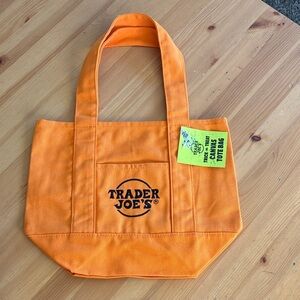 Trader Joe's Orange Tote Bag